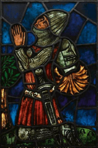 praying knight